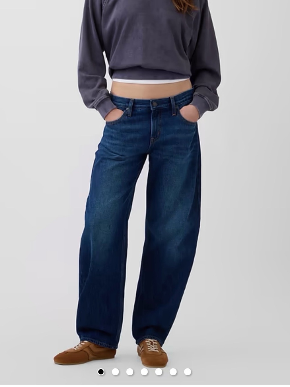 GAP Low Rise Barrel Jeans